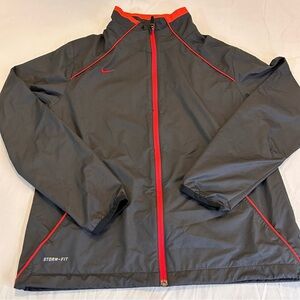 Nike Jacket Womens Medium Black Storm Fit Performance Sleeve Long Full zip